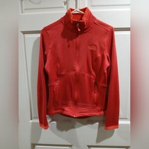 THE NORTH FACE Fleece lined full zip knit sweater Size Small